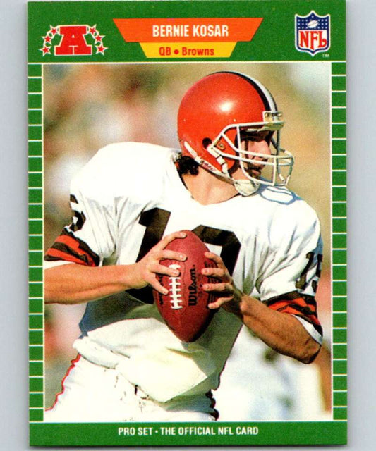 1989 Pro Set #77 Bernie Kosar Browns NFL Football Image 1
