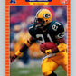 1989 Pro Set #129 Brent Fullwood RC Rookie Packers NFL Football Image 1