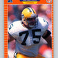 1989 Pro Set #136 Ken Ruettgers RC Rookie Packers NFL Football Image 1