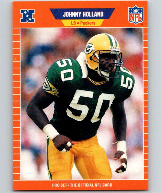 1989 Pro Set #137 Johnny Holland Packers NFL Football