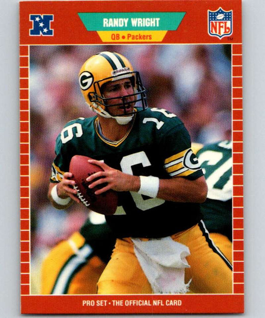 1989 Pro Set #138 Randy Wright Packers NFL Football Image 1