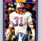 1989 Pro Set #142 Jeff Donaldson Oilers NFL Football Image 1