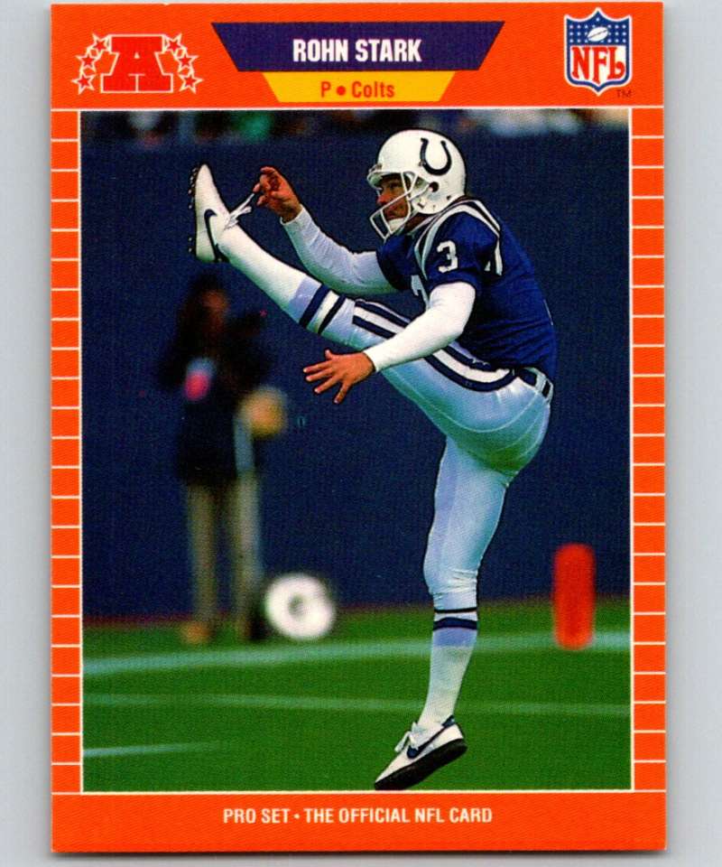1989 Pro Set #164 Rohn Stark Colts NFL Football Image 1