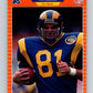 1989 Pro Set #202 Pete Holohan LA Rams NFL Football Image 1