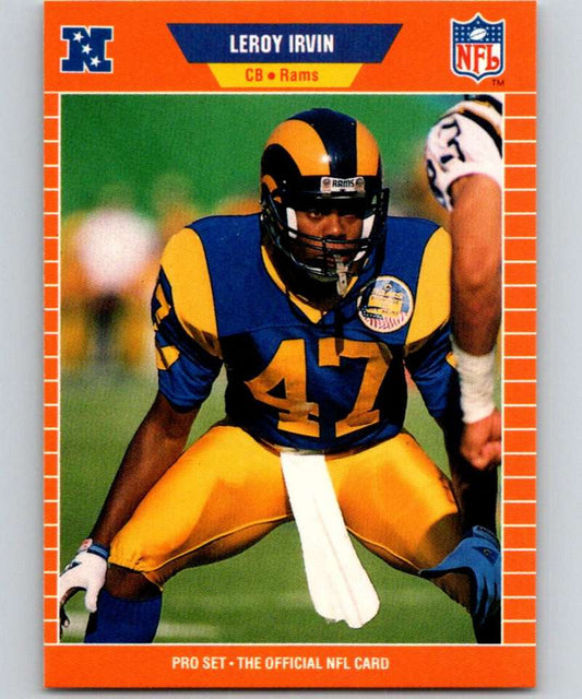 1989 Pro Set #203 LeRoy Irvin LA Rams NFL Football