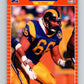 1989 Pro Set #205 Tom Newberry RC Rookie LA Rams NFL Football