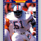1989 Pro Set #212 Mark Brown Dolphins NFL Football Image 1