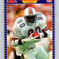 1989 Pro Set #214 Ferrell Edmunds RC Rookie Dolphins ERR NFL Football Image 1