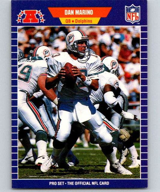 1989 Pro Set #220 Dan Marino Dolphins NFL Football