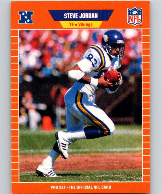 1989 Pro Set #231 Steve Jordan Vikings NFL Football