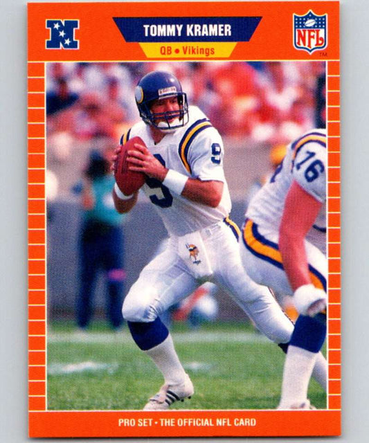 1989 Pro Set #232 Tommy Kramer Vikings NFL Football Image 1