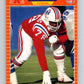 1989 Pro Set #244 Bruce Armstrong RC Rookie Patriots NFL Football Image 1
