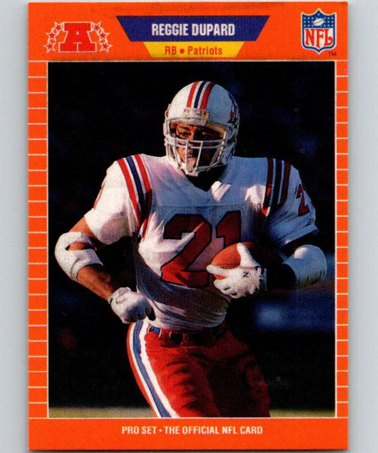 1989 Pro Set #246 Reggie Dupard Patriots NFL Football