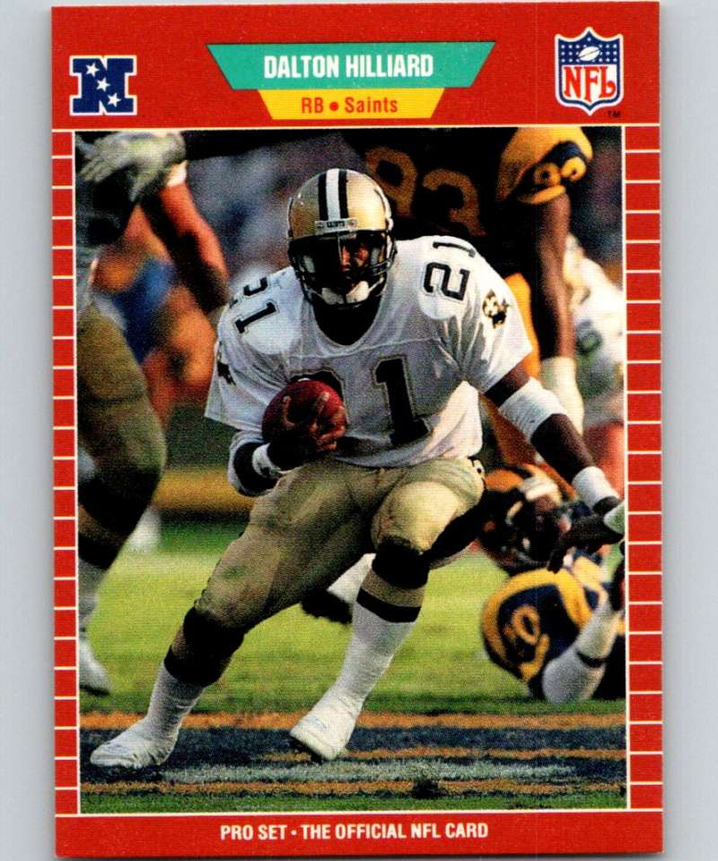 1989 Pro Set #269 Dalton Hilliard Saints NFL Football Image 1