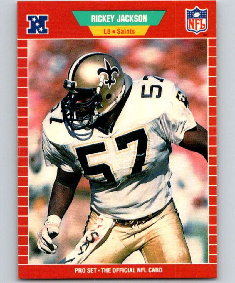 1989 Pro Set #270 Rickey Jackson Saints NFL Football Image 1