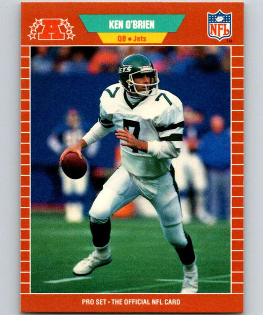 1989 Pro Set #305 Ken O'Brien NY Jets NFL Football Image 1