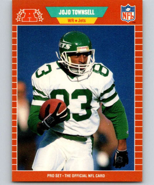 1989 Pro Set #309 Jo Jo Townsell NY Jets NFL Football Image 1