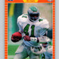 1989 Pro Set #313 Keith Byars Eagles NFL Football Image 1