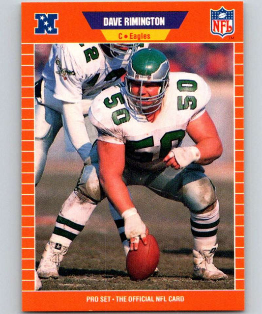 1989 Pro Set #321 Dave Rimington Eagles NFL Football