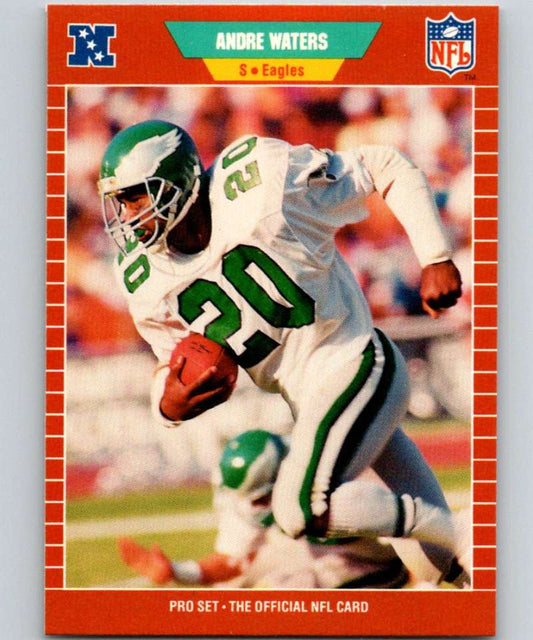 1989 Pro Set #324 Andre Waters Eagles NFL Football Image 1