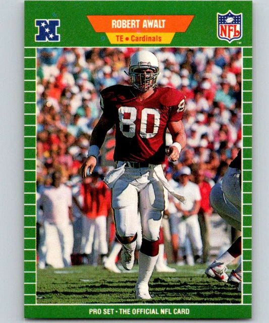 1989 Pro Set #328 Robert Awalt Cardinals NFL Football Image 1