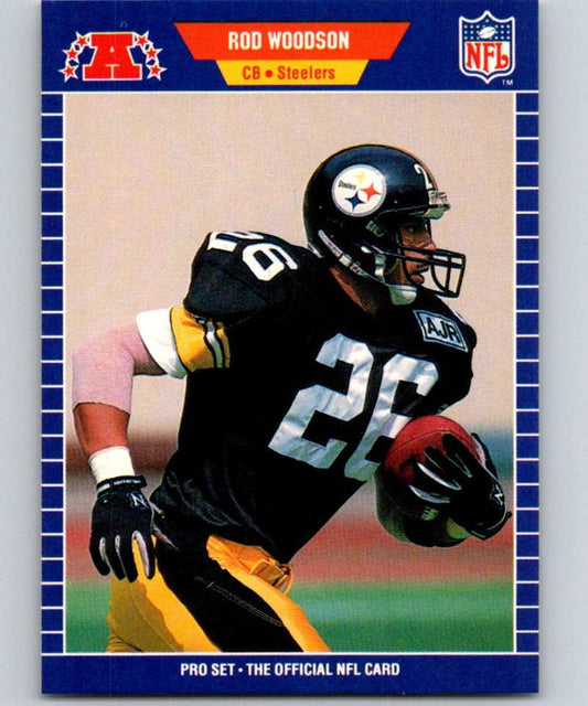 1989 Pro Set #354 Rod Woodson RC Rookie Steelers NFL Football