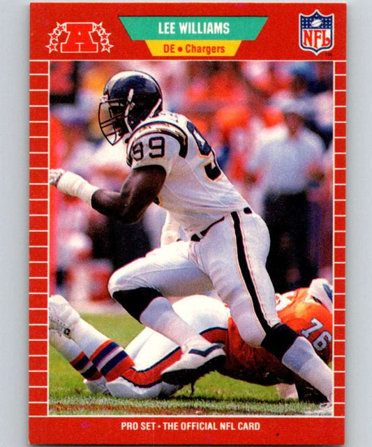 1989 Pro Set #367 Lee Williams Chargers NFL Football Image 1