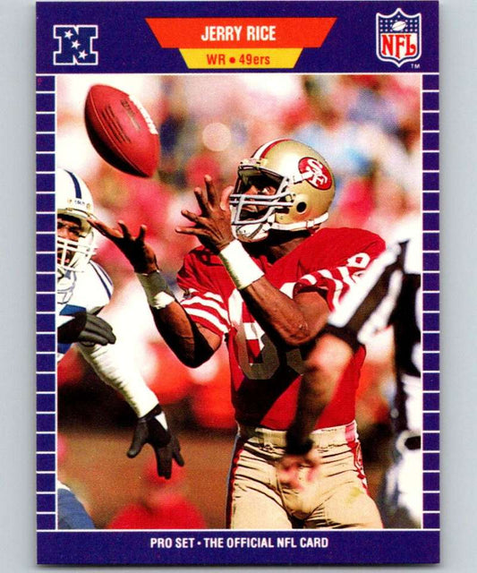 1989 Pro Set #383 Jerry Rice 49ers NFL Football