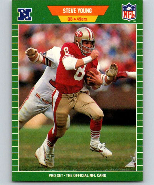 1989 Pro Set #388 Steve Young 49ers NFL Football Image 1