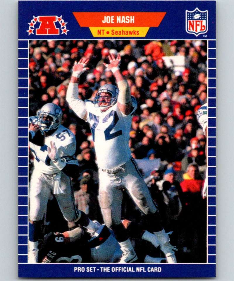 1989 Pro Set #399 Joe Nash Seahawks NFL Football