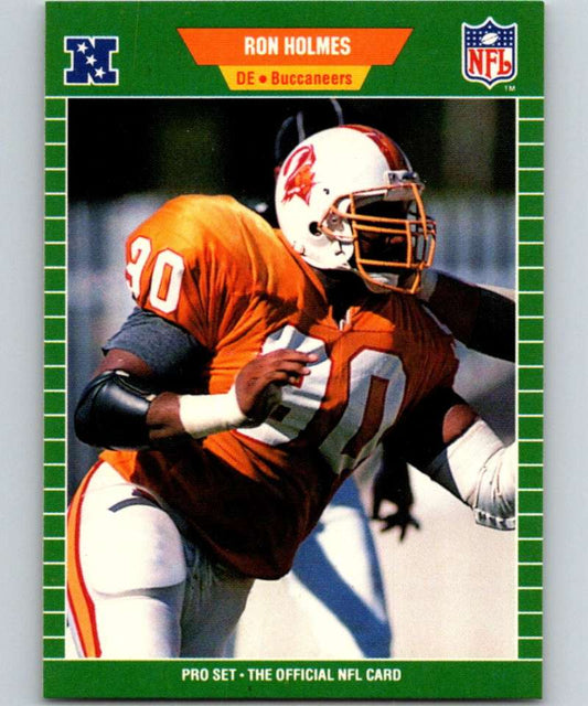 1989 Pro Set #413 Ron Holmes Buccaneers NFL Football Image 1