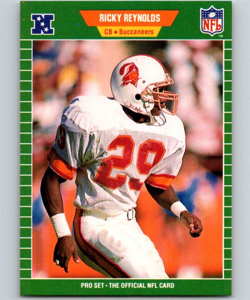 1989 Pro Set #416 Ricky Reynolds Buccaneers NFL Football Image 1