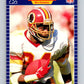 1989 Pro Set #423 Kelvin Bryant Redskins NFL Football Image 1