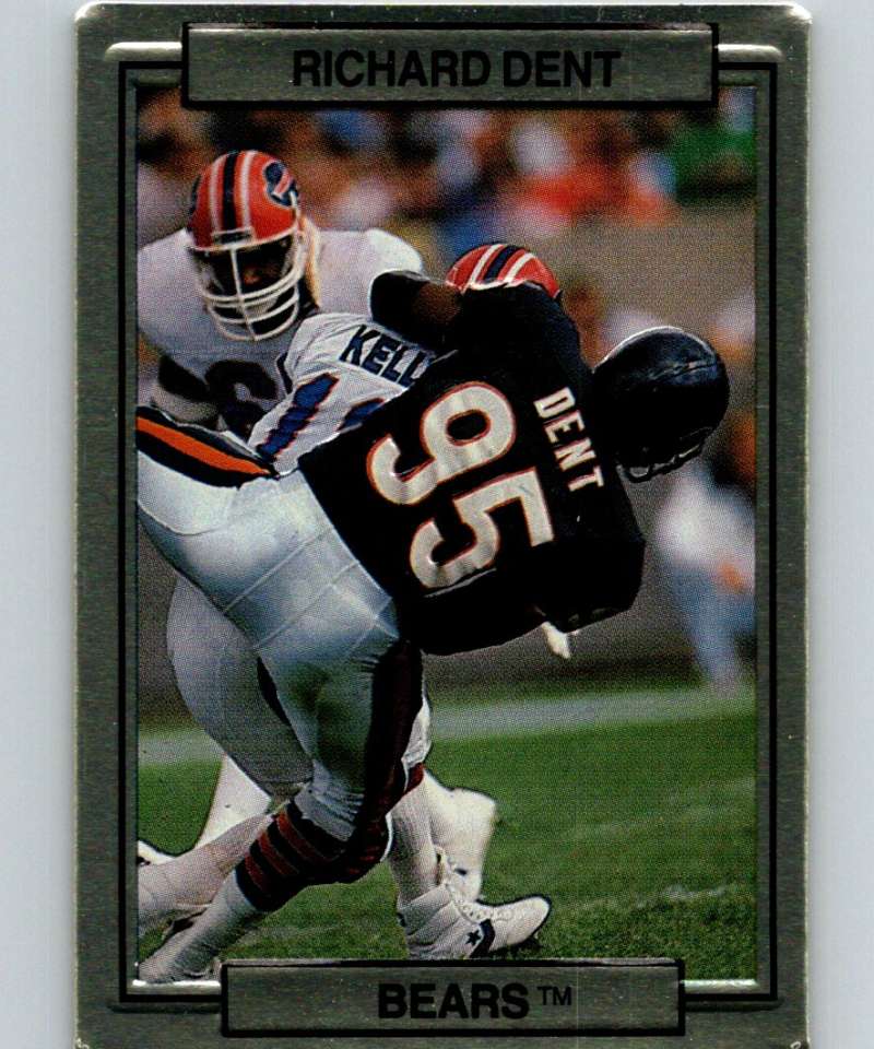 1989 Action Packed Test #4 Richard Dent Bears NFL Football Image 1