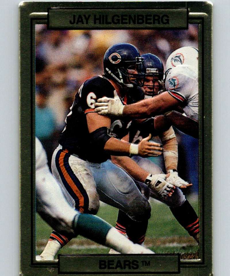 1989 Action Packed Test #7 Jay Hilgenberg Bears NFL Football