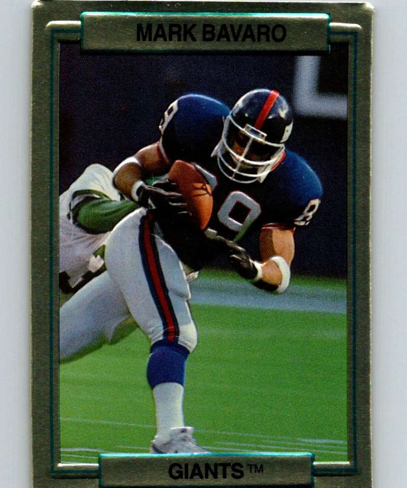 1989 Action Packed Test #13 Mark Bavaro NY Giants NFL Football