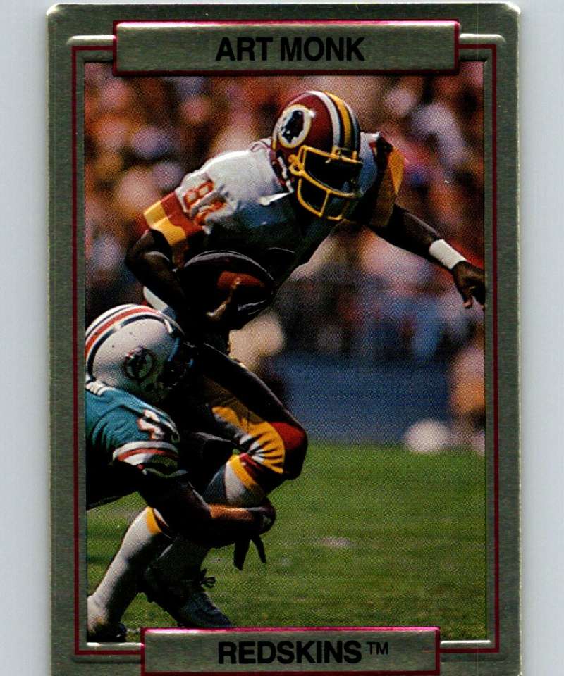 1989 Action Packed Test #26 Art Monk Redskins NFL Football Image 1