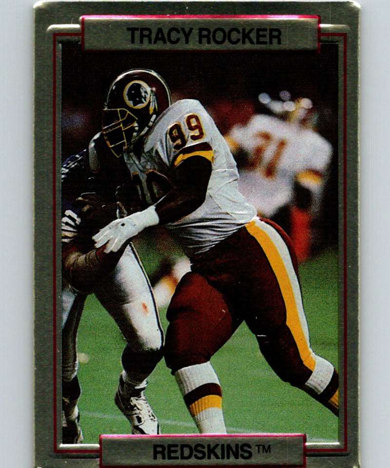 1989 Action Packed Test #28 Tracy Rocker Redskins NFL Football Image 1
