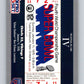 1990 Pro Set Super Bowl 160 #4 SB IV Ticket NFL Football