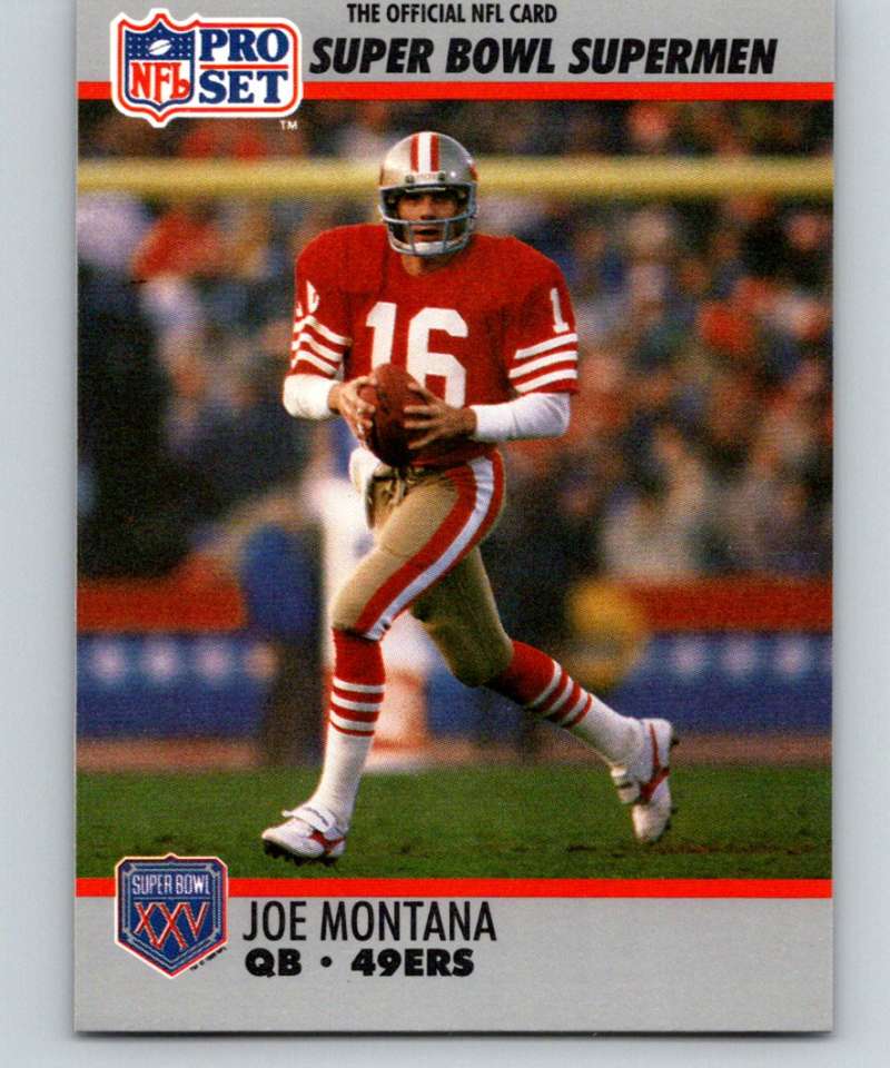 1990 Pro Set Super Bowl 160 #33 Joe Montana 49ers NFL Football
