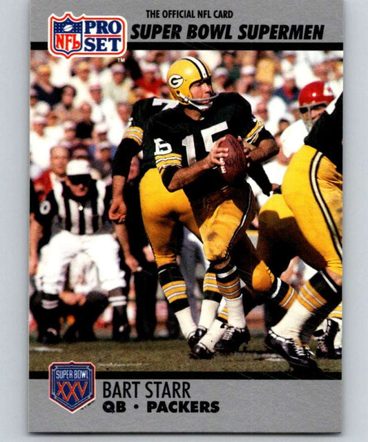 1990 Pro Set Super Bowl 160 #36 Bart Starr Packers NFL Football