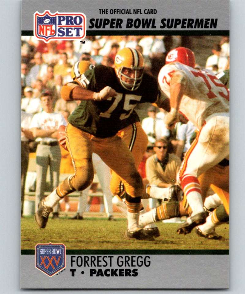 1990 Pro Set Super Bowl 160 #56 Forrest Gregg Packers NFL Football