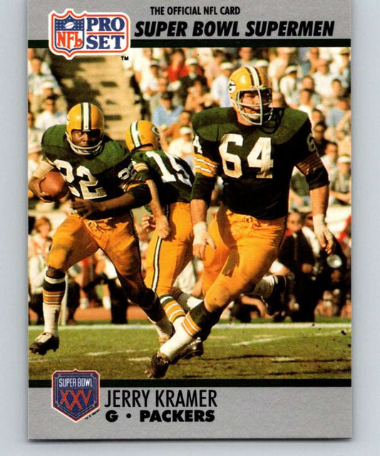 1990 Pro Set Super Bowl 160 #64 Jerry Kramer Packers NFL Football