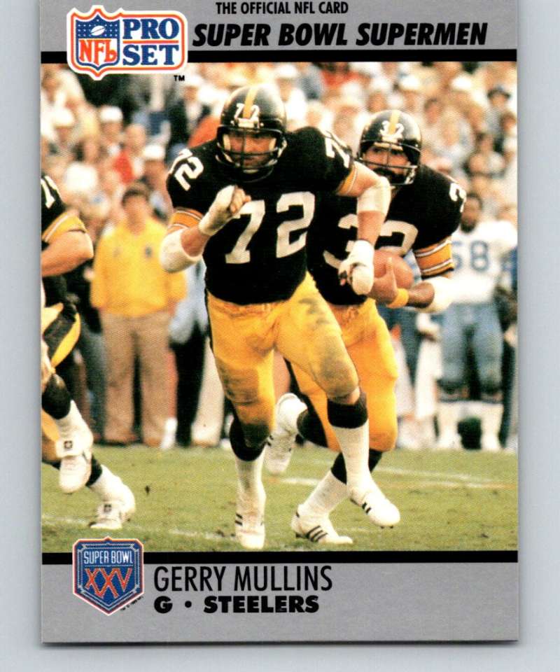 1990 Pro Set Super Bowl 160 #67 Gerry Mullins Steelers NFL Football