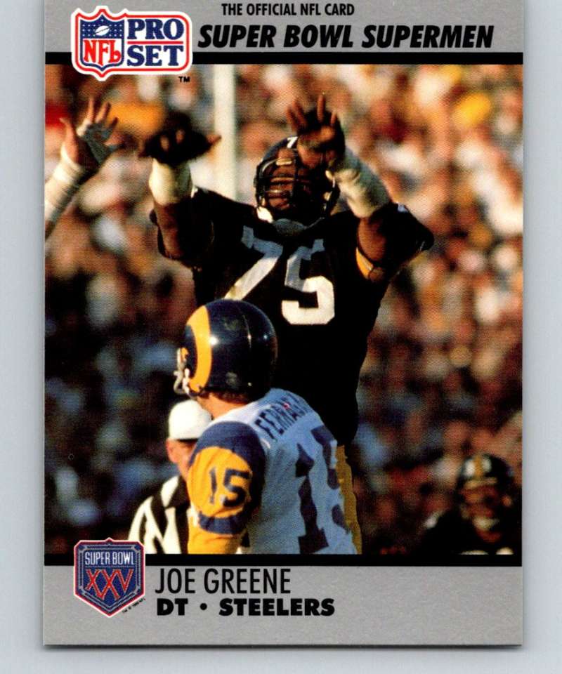 1990 Pro Set Super Bowl 160 #84 Joe Greene Steelers NFL Football