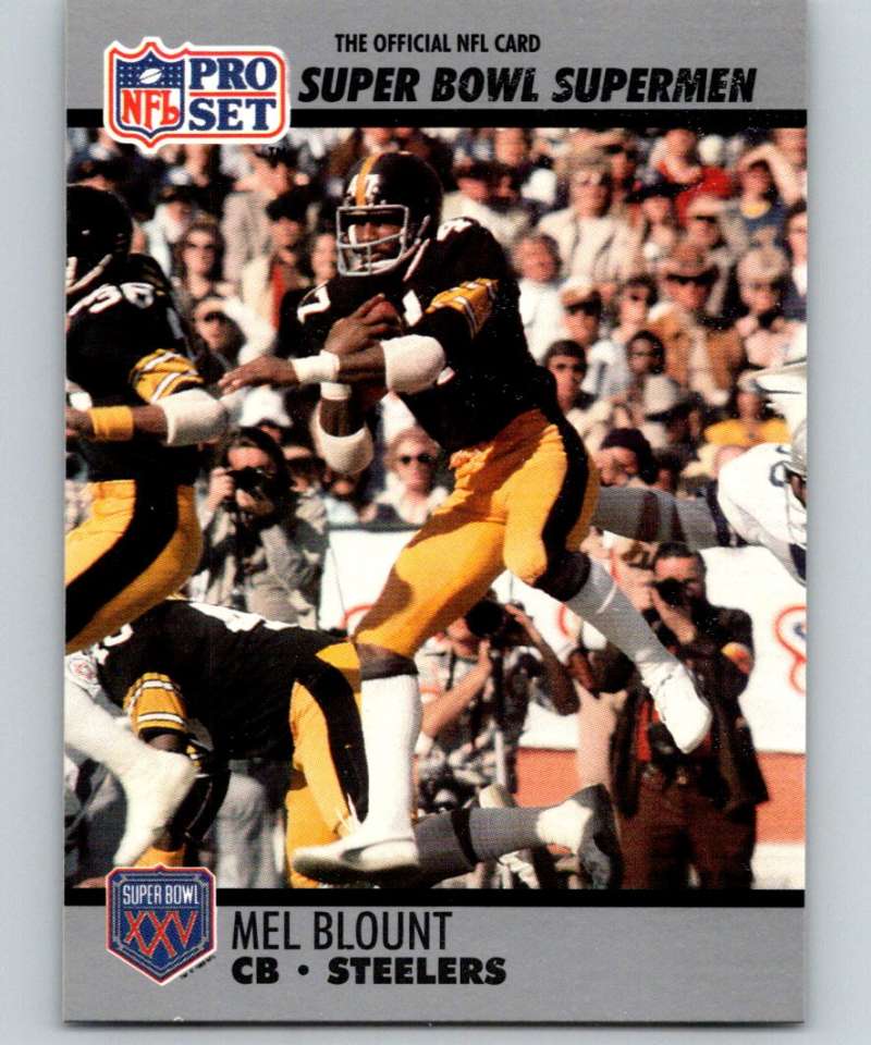 1990 Pro Set Super Bowl 160 #101 Mel Blount Steelers NFL Football