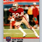 1990 Pro Set Super Bowl 160 #128 John Taylor 49ers NFL Football Image 1