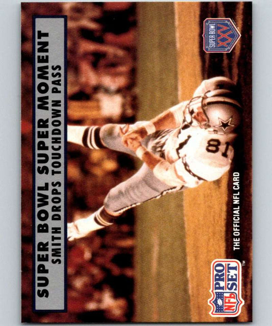 1990 Pro Set Super Bowl 160 #144 Jackie Smith Cowboys NFL Football Image 1
