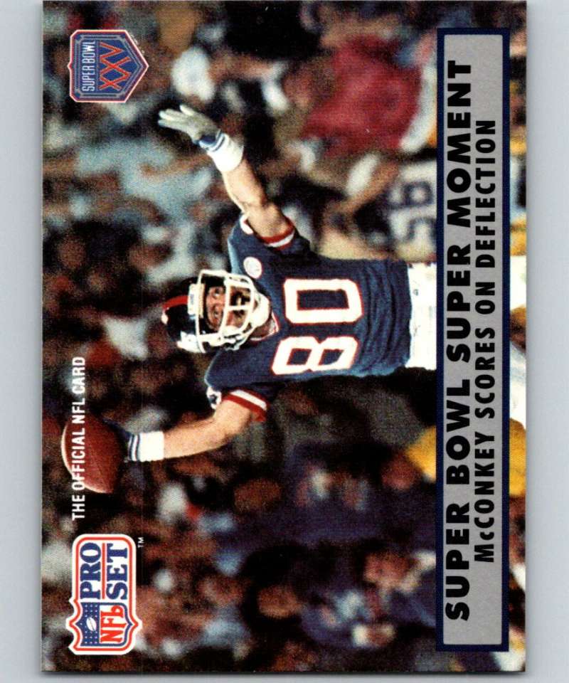 1990 Pro Set Super Bowl 160 #150 Phil McConkey NY Giants NFL Football
