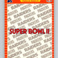 1989 Pro Set Super Bowl Logos #2 Super Bowl II NFL Football Image 1